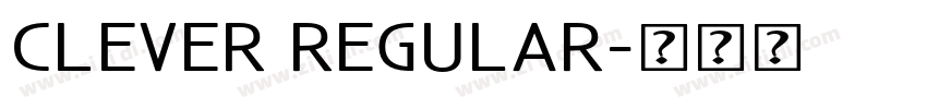 Clever Regular字体转换